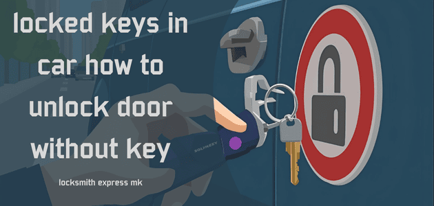 locked keys in car how to unlock door without key